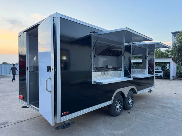 Multi Window Square Vending Trailer